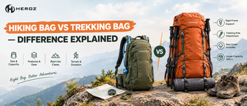 hiking bag vs trekking bag 