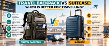 Travel Backpack vs Suitcase: Which Is Better for Travelling?