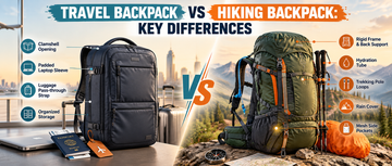Travel Backpack vs Hiking Backpack: Key Differences