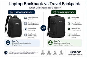 Laptop Backpack vs Travel Backpack