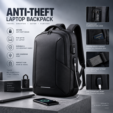 Anti-Theft Laptop backpack