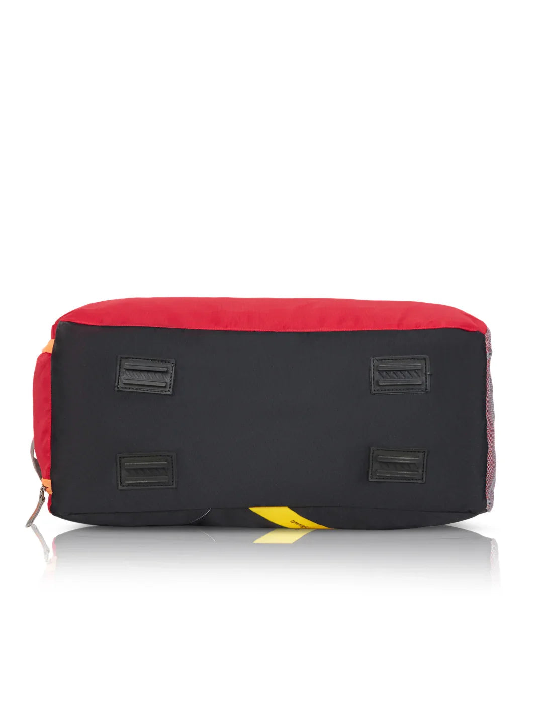HEROZ Durable Travel Duffel Bag for Gym, Sports & Weekend Trips | Spacious, Lightweight & Water-Resistant (Red & Black) - HEROZ