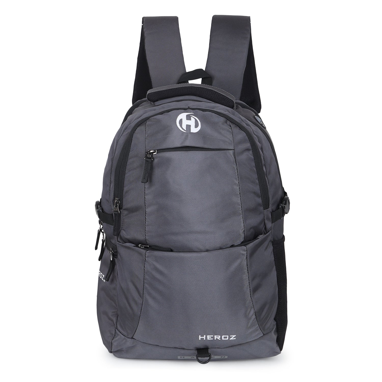 HEROZ Haden 40L laptop backpack grey with USB charging port