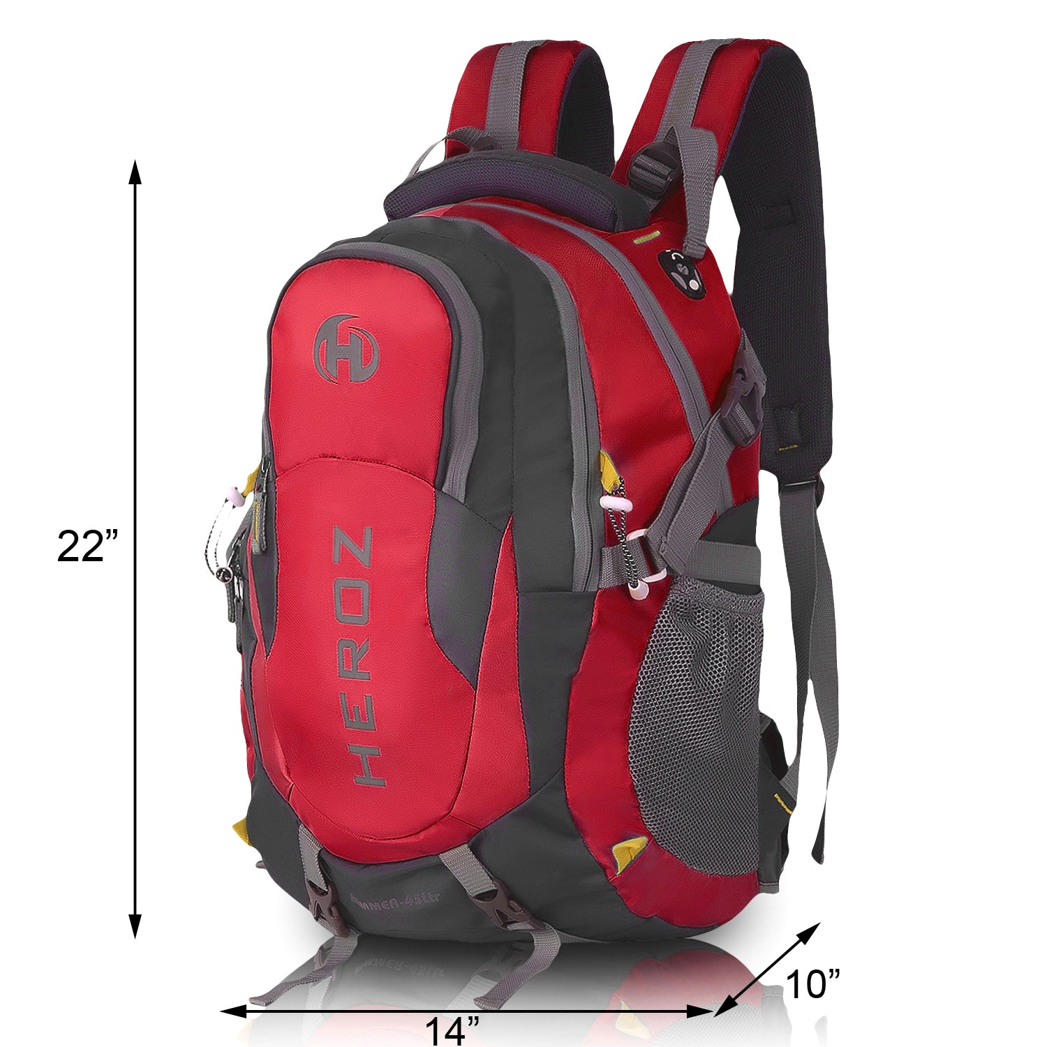 Large capacity travel laptop backpack fits 17.3 inch laptop HEROZ Hammer