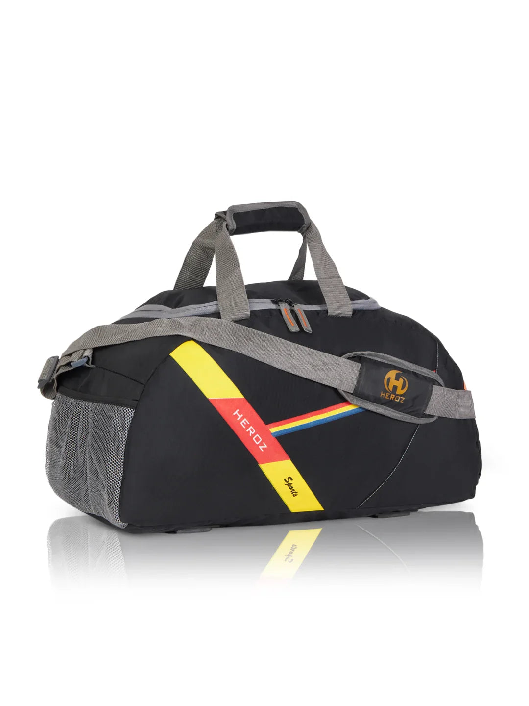 HEROZ Premium Sports & Travel Duffel Bag for Gym, Travel & Weekend Trips | Durable Fabric, Spacious Compartments & Comfortable Shoulder Strap (Multiple Colours) - HEROZ