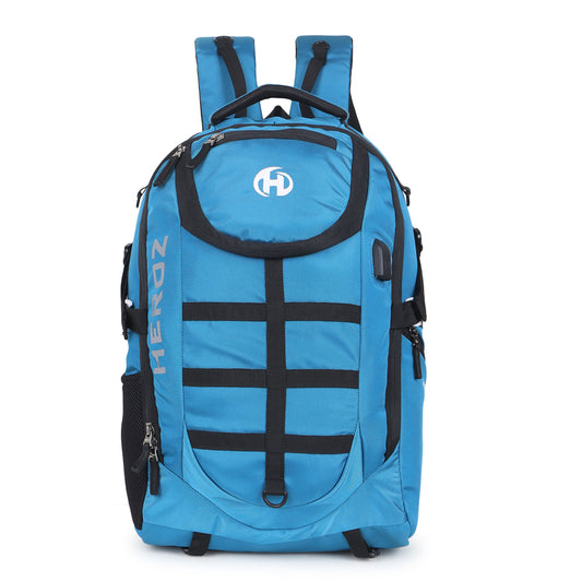 HEROZ Wild SLR/DSLR Camera Backpack with Anti-Theft Laptop Compartment up to 17-Inch, Tripod Holder, Fits 18-135 / 70-200 / 85 F1.8 Lenses, Battery & Card Slots (Airforce Blue) - HEROZ