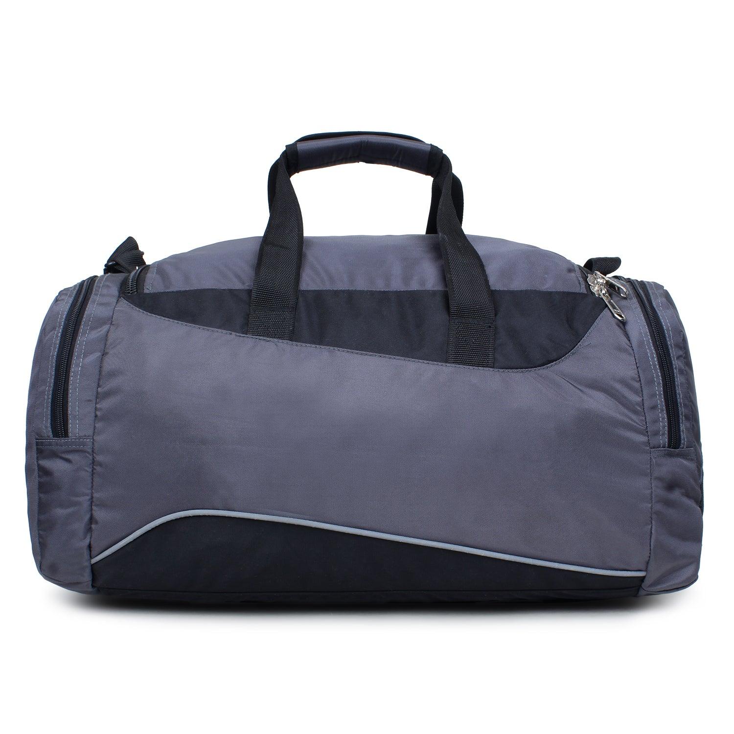Heroz Heron Cabin Size Unisex Sports Polyster Travel Duffel 55 cms (Grey & Black) - HEROZ