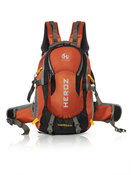 heroz-harrow-45l-travel-laptop-backpack-grey-rust