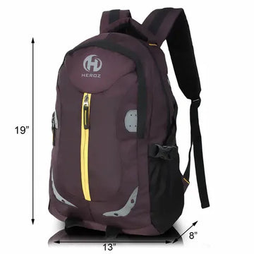 Laptop Backpack 28L for Men & Women | Water-Resistant Travel & Office Laptop Bag | Fits 15.6 Inch Laptop | Slim & Durable Backpack (Wine)