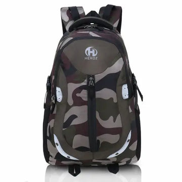 Laptop Backpack 28L  | Water-Resistant Travel & Office Backpack | Fits 15.6 Inch Laptop | Slim & Durable Nylon Bag (Jungle)