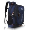 HEROZ Mini Hammer Unisex Nylon 35 L Travel Laptop Backpack Water Resistant Slim Durable Fits Up to 17.3 Inch Laptop Notebook Black & Navy Blue