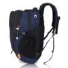 HEROZ Mini Hammer Unisex Nylon 35 L Travel Laptop Backpack Water Resistant Slim Durable Fits Up to 17.3 Inch Laptop Notebook Black & Navy Blue