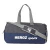 Heroz Young 26 Liters Soft Gym Bag Water Resistant with Shoe compartment Yoga Swimming Bags - Navy Blue & Grey