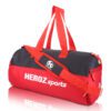 Heroz Young 26 Liters Soft Gym Bag Water Resistant with Shoe compartment Yoga Swimming Bags - Red and Black