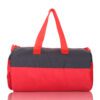 Heroz Young 26 Liters Soft Gym Bag Water Resistant with Shoe compartment Yoga Swimming Bags - Red and Black