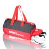 Heroz Young 26 Liters Soft Gym Bag Water Resistant with Shoe compartment Yoga Swimming Bags - Red and Black