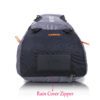 HEROZ Mini Hammer Unisex Nylon 35 L Travel Laptop Backpack Water Resistant Slim Durable Fits Up to 17.3 Inch Laptop Notebook (Black & Grey)