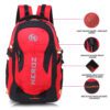 HEROZ Hammer Unisex Nylon 35 L Travel Laptop Backpack Water Resistant Slim Durable Fits Up to 17.3 Inch Laptop Notebook (Black & Red)…