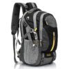 HEROZ Hacker 50 litres Nylon Travel Laptop Backpack Water Resistant Slim Durable Computer Book Bag Tracking Fits Up to 17.3-inch Laptop (058- All) (Grey & Black)…