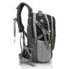 HEROZ Hacker 50 litres Nylon Travel Laptop Backpack Water Resistant Slim Durable Computer Book Bag Tracking Fits Up to 17.3-inch Laptop (058- All) (Grey & Black)…