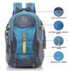 HEROZ Hacker 50 Liters Nylon Travel Laptop Backpack Water Resistant Slim Durable Computer Book Bag Tracking Fits Up to 17.3-inch Laptop (058- All) (Grey & Air Force Blue)…