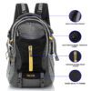 HEROZ Hacker 50 litres Nylon Travel Laptop Backpack Water Resistant Slim Durable Computer Book Bag Tracking Fits Up to 17.3-inch Laptop (058- All) (Grey & Black)…