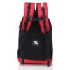 HEROZ Hammer Unisex Nylon 35 L Travel Laptop Backpack Water Resistant Slim Durable Fits Up to 17.3 Inch Laptop Notebook (Black & Red)…