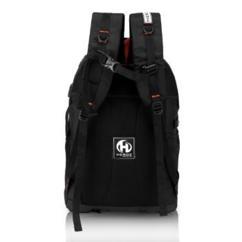 HEROZ Hammer Unisex Nylon 35 L Travel Laptop Backpack Water Resistant Slim Durable Fits Up to 17.3 Inch Laptop Notebook (Black)…