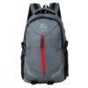 HEROZ Harbour Unisex Nylon 28 L Travel Laptop Backpack Water Resistant Slim Durable Fits Up to 17.3 Inch Laptop Notebook (153-ALL) (Gray)…