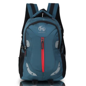 HEROZ Harbour Unisex Nylon 28 L Travel Laptop Backpack Water Resistant Slim Durable Fits Up to 15.6 Inch Laptop Notebook (153-ALL) (Air Force Blue)…