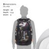 HEROZ Hammer Unisex Nylon 35 L Travel Laptop Backpack Water Resistant Slim Durable Fits Up to 17.3 Inch Laptop Notebook (Black & Jungle)…