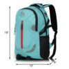 HEROZ Harbour Unisex Nylon 28 L Travel Laptop Backpack Water Resistant Slim Durable Fits Up to 15.6 Inch Laptop Notebook (153-ALL) (Sea Green)…