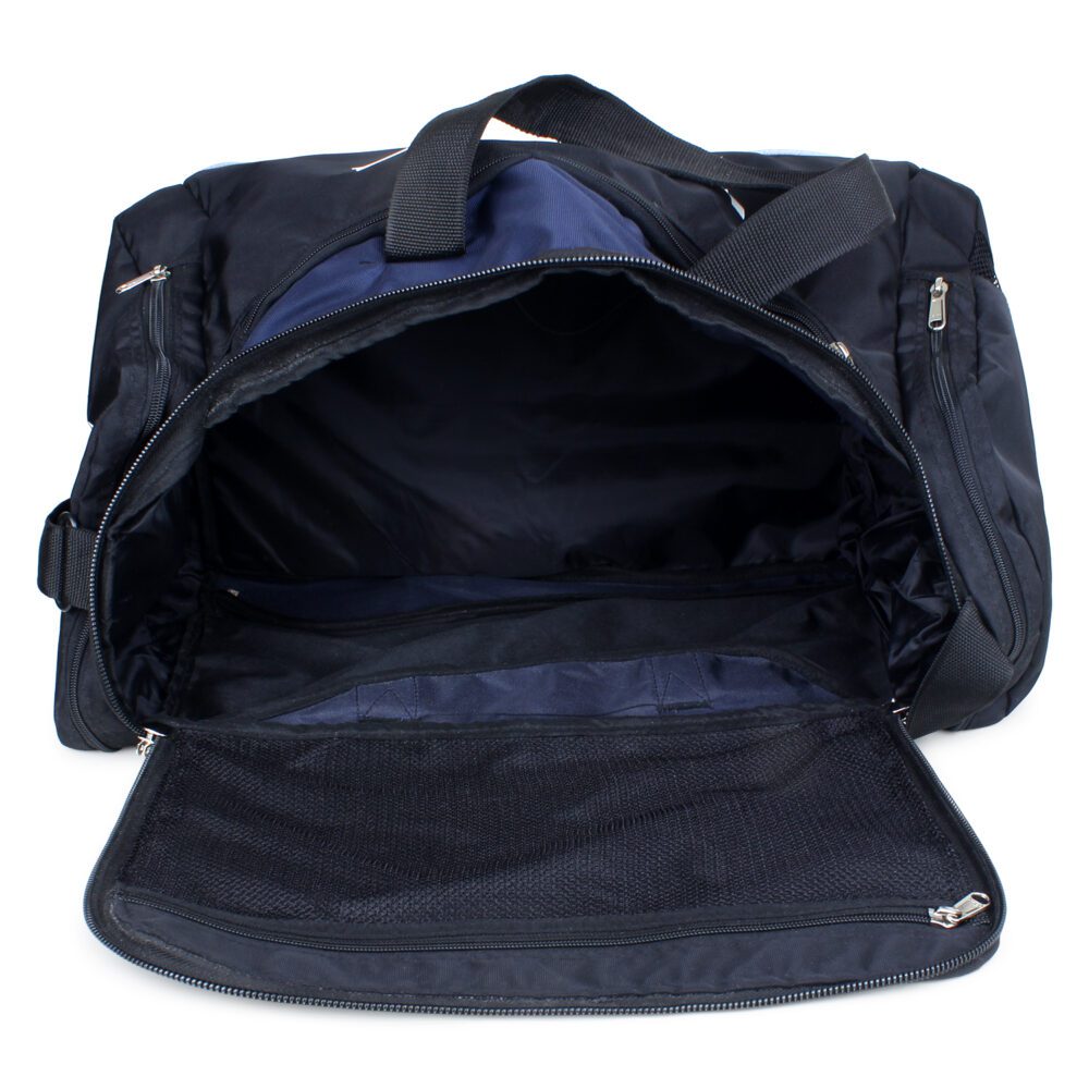 Heroz Heron Cabin Size Unisex Sports Polyster Travel Duffel 55 cms All (Grey @ Navy Blue)…