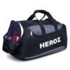 Heroz Heron Cabin Size Unisex Sports Polyster Travel Duffel 55 cms All (Black @ Grey)…